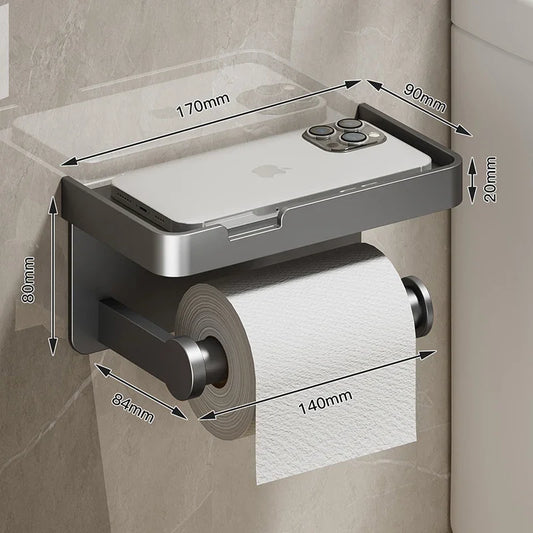 Aluminium Alloy Toilet Paper Holder