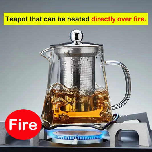 Heat Resistant Glass Teapot