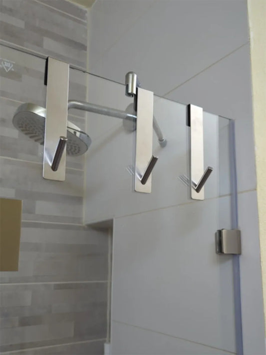 Hooks Over Glass Door Shower