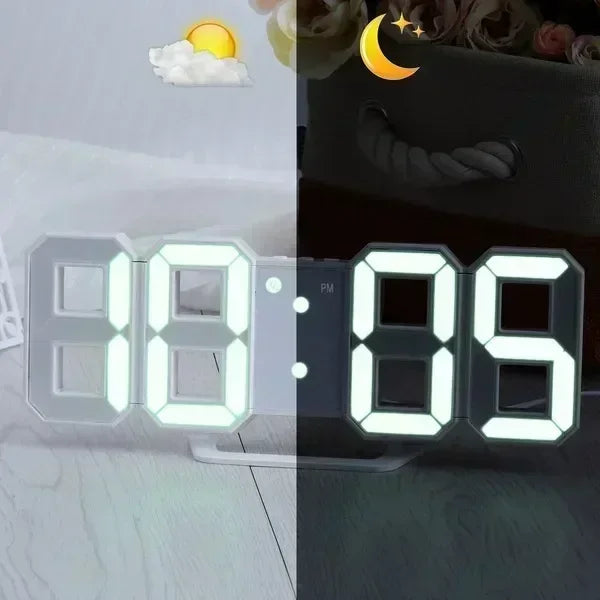 3D Digital Wall Clock