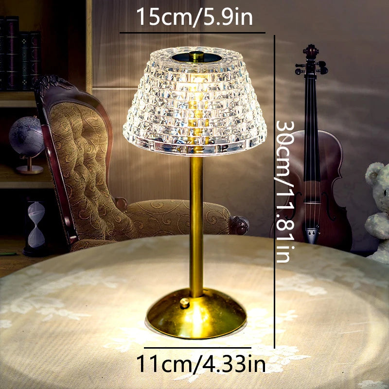 Nordic Crystal Table Lamp